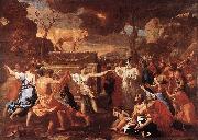 Adoration of the Golden Calf Nicolas Poussin